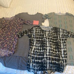 LulaRoe bundle, 2 tops and 2 dresses